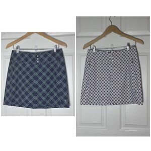 2 JOFIT Athletic Golf Skirts, Zipper Front Pockets,‎ NWOT